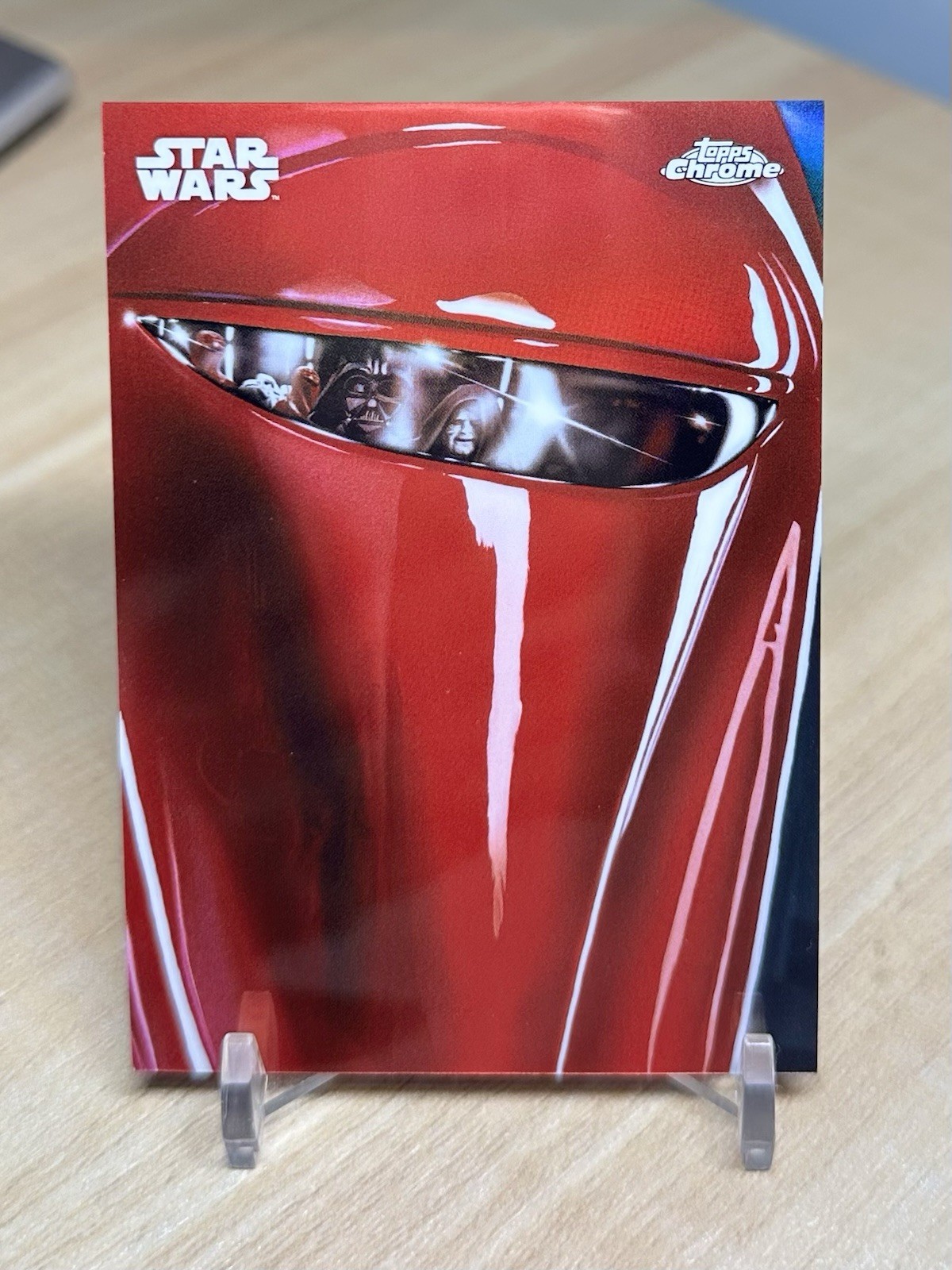 2026 Topps Chrome Star Wars EMEROR’s ARRIVAL REFLECTIONS SSP #R-18 Imperial Red