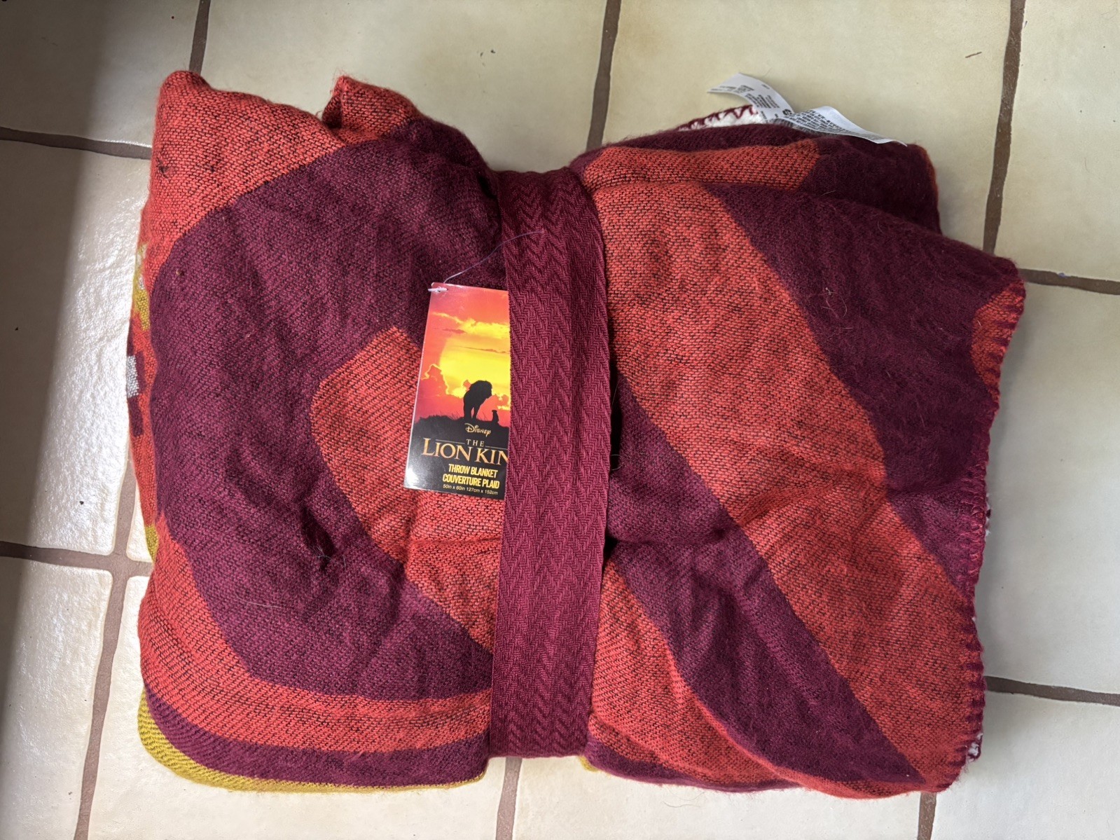 Disney Lion King  Fleece Throw Blanket – New with Tags