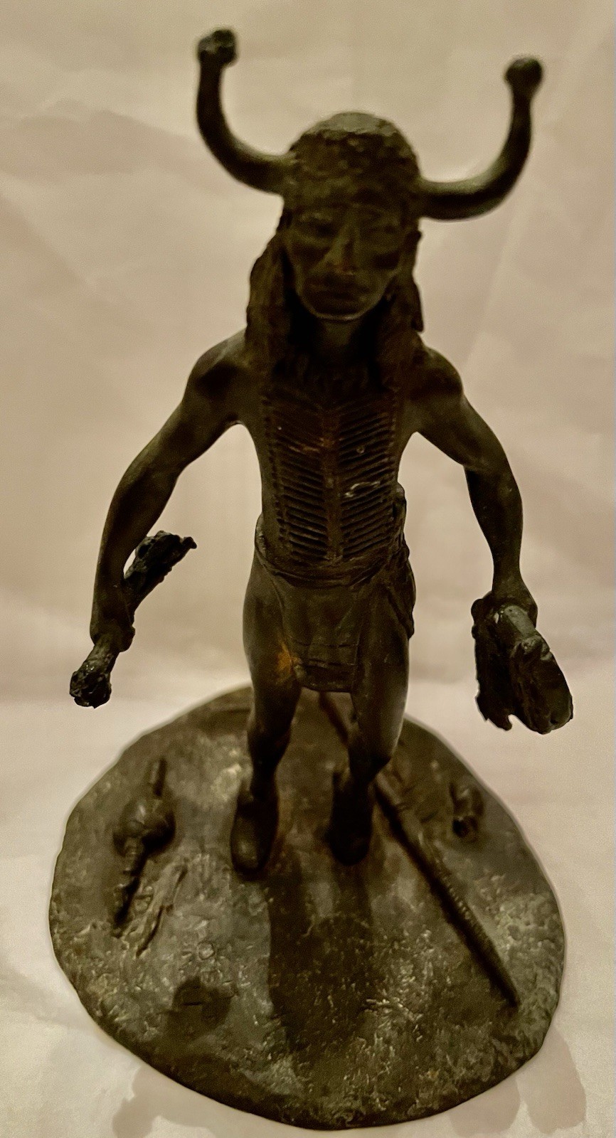 Franklin Mint Bronze 1976 Limited The Sioux Medicine Man Figurine Statue Rare Franklin Mint Bronze 1976 Limited The Sioux Medicine Man Figurine Statue Rare