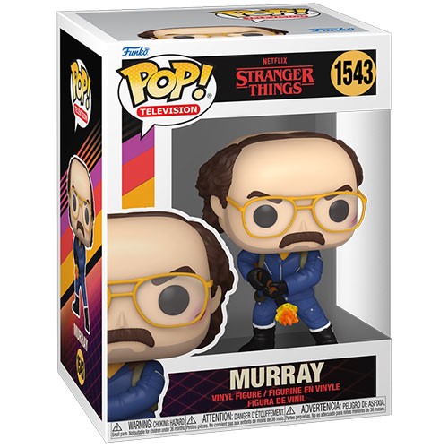 Funko POP TV - Stranger Things (Season 4) Vinyl Figure - MURRAY #1543 - NM/Mint