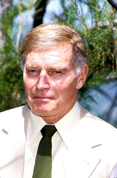 Charlton Heston Charlton Heston Photo Shoot 1988 at Heston\'s Home - Old Photo