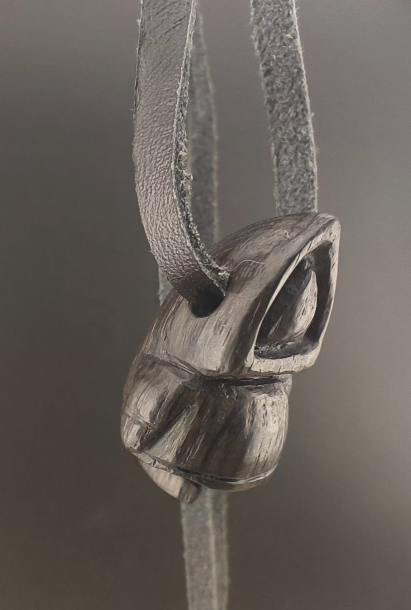 Greenland Faceless Ritual Doll Amulet, Pendant, Inuit Inspired Art Jewelry