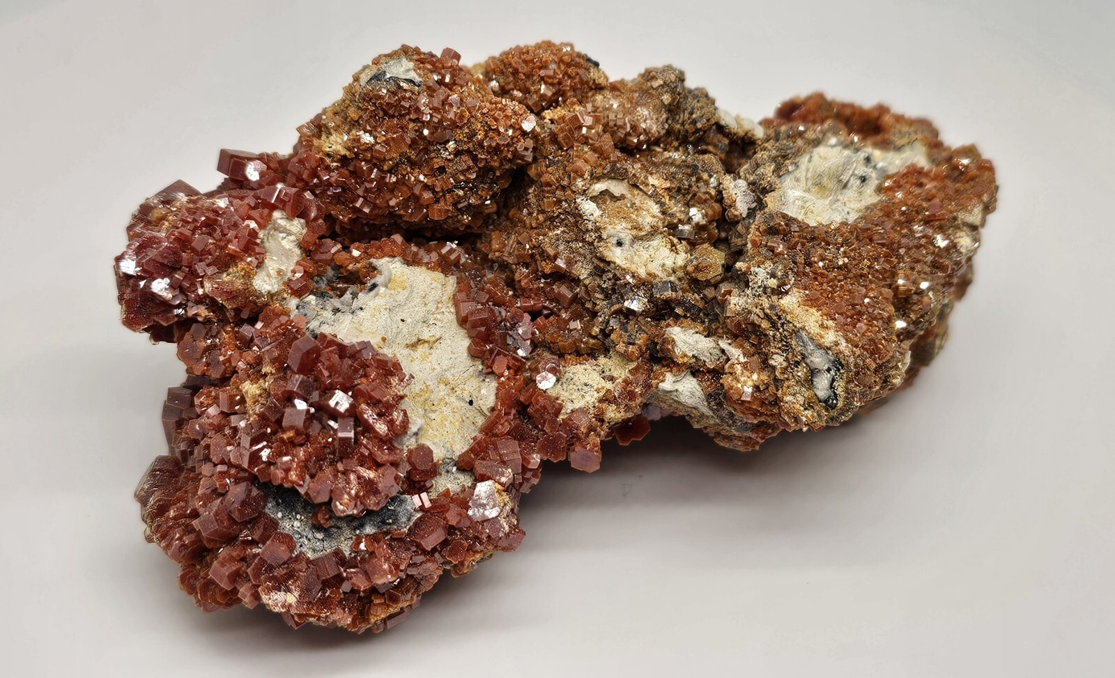 Rare 8oz Vanadinite Crystal Cluster- 3.25 x 2 x 1.5” Stunning, Valuable Specimen