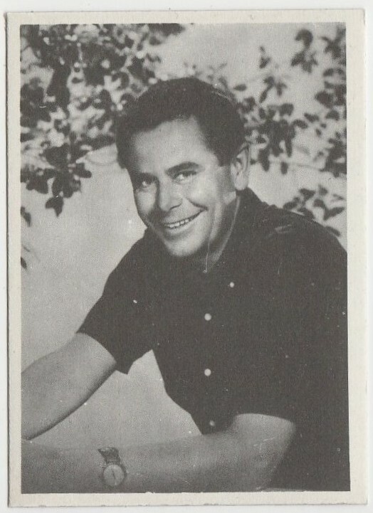 Glenn Ford 1959 MGM Film Stars Trading Card from Italy #43 E2