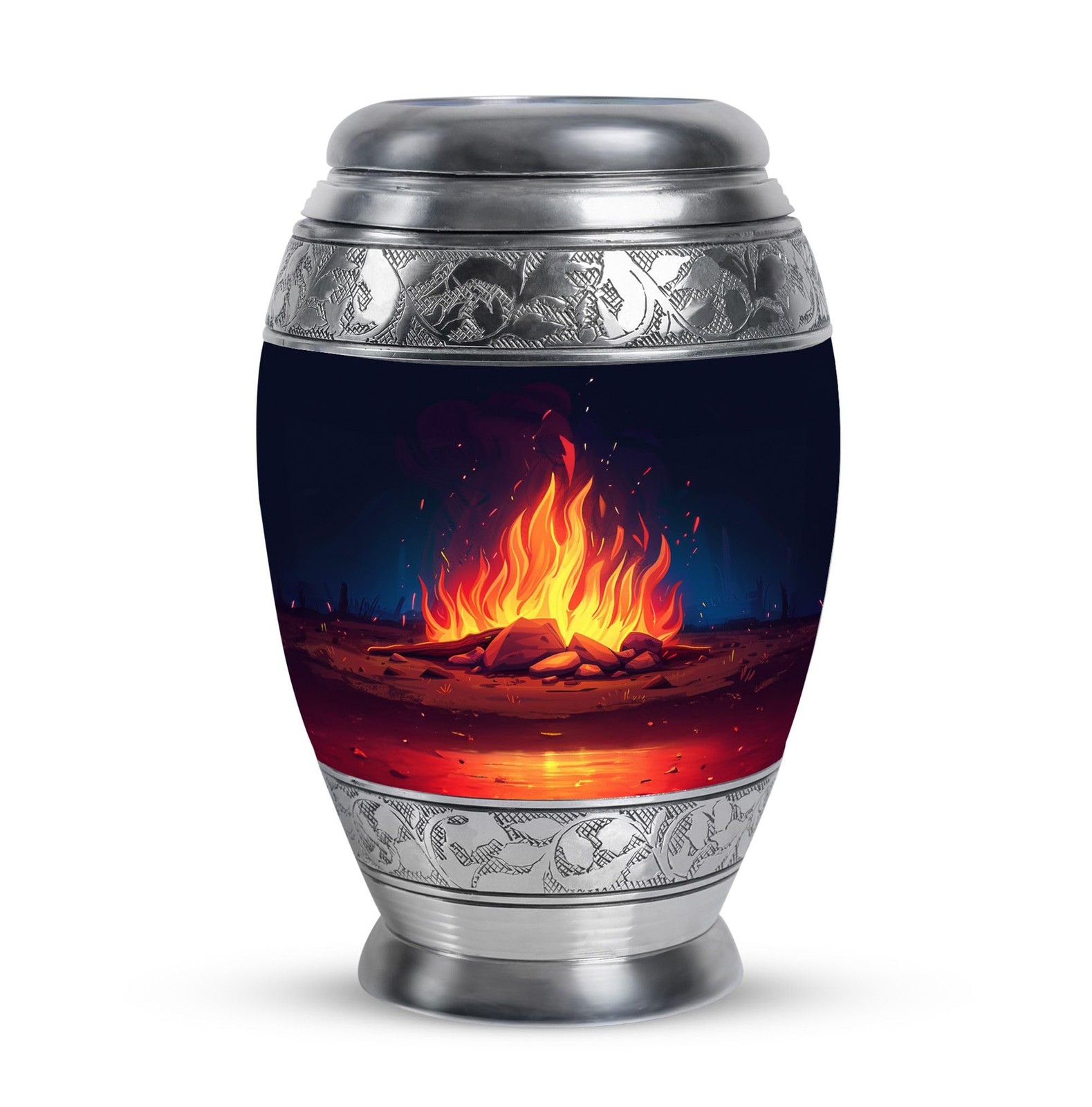 Fire Urn 3Inch Pack Of 1 Cremation Urns For Burial Funeral Ash Urns Mini