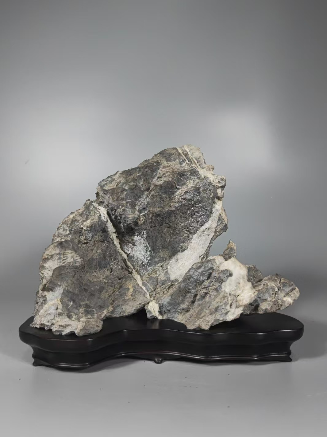 #10197natural chinese Suiseki Bonsai Ying stone-mountain-chinese art stone