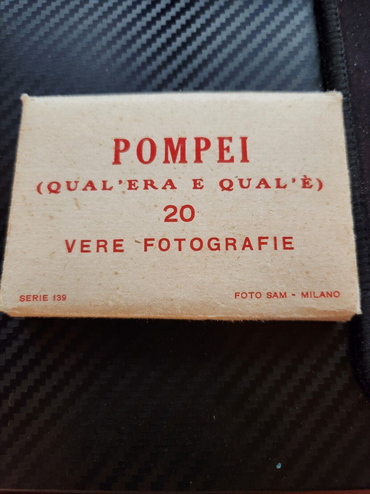 RARE Photograph 20 Vintage  of Italy Pompei. 20 vere Fotografie. Serie N. 139.