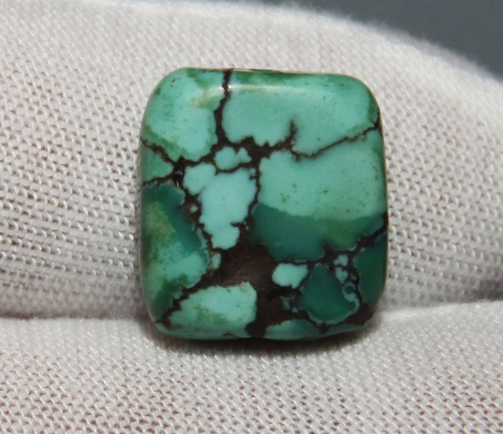 Tibet 18th Century Old Antique Buddhist Noble Jewelry Turquoise Pendant Amulet