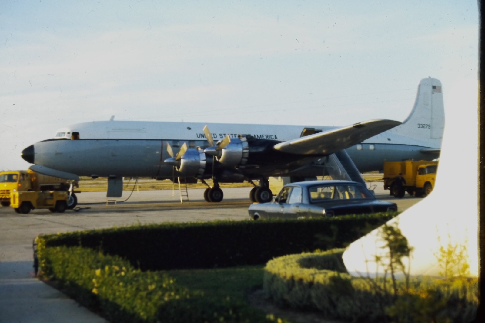 c1970\'s Ektachrome 35mm Slide, United States Air Force C 118 Liftmaster AMERICA