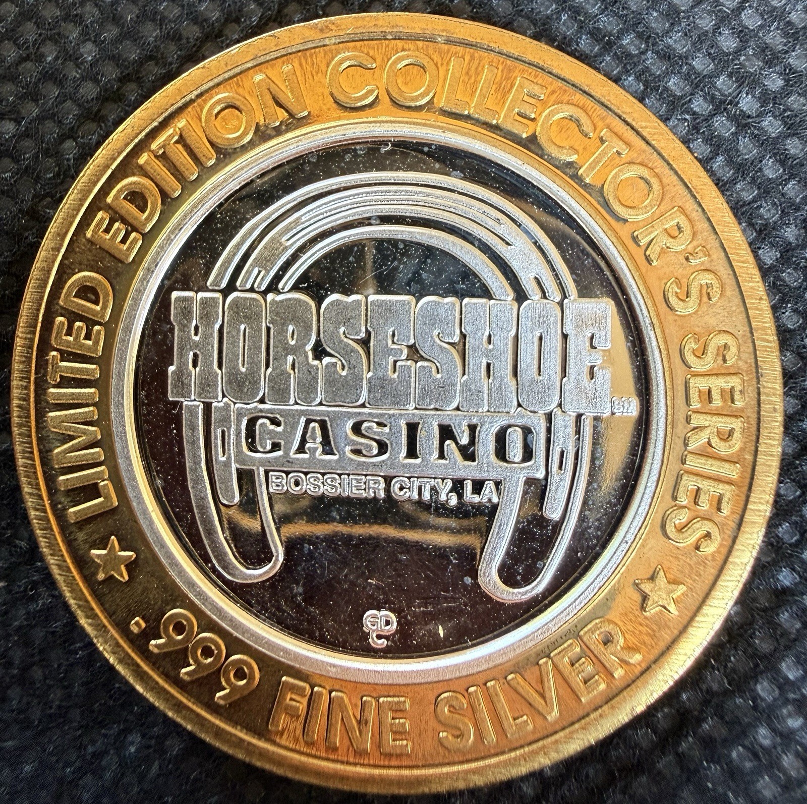 ⭐️BINION’S HORSESHOE HOTEL & CASINO Limited Edition 999% .6 Oz Pure Silver Strk ⭐️BINION’S HORSESHOE HOTEL & CASINO Limited Edition 999% .6 Oz Pure Silver Strk