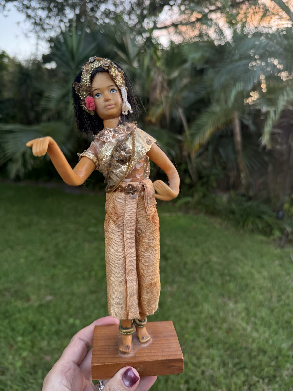 Vintage Thailand - Thai Traditional Dancing Doll Unique