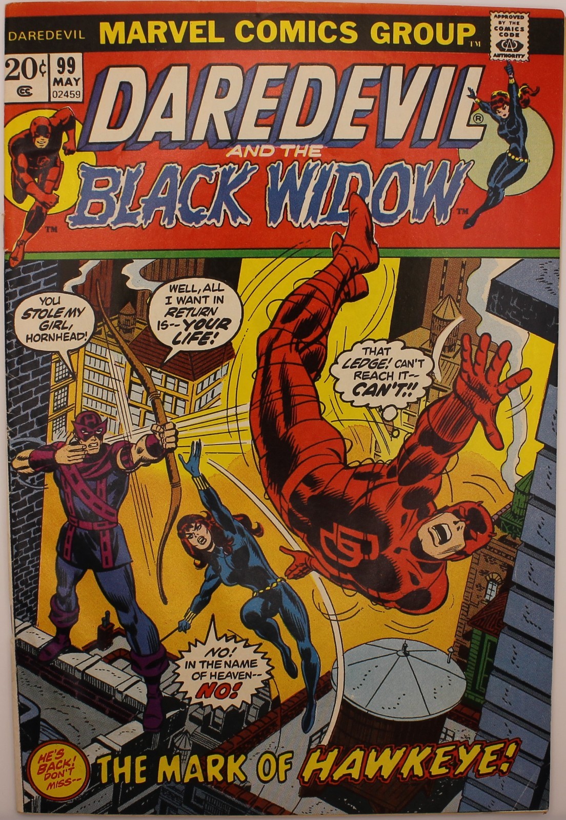Daredevil #99 (Marvel Comics May 1973) FN+ 6.5