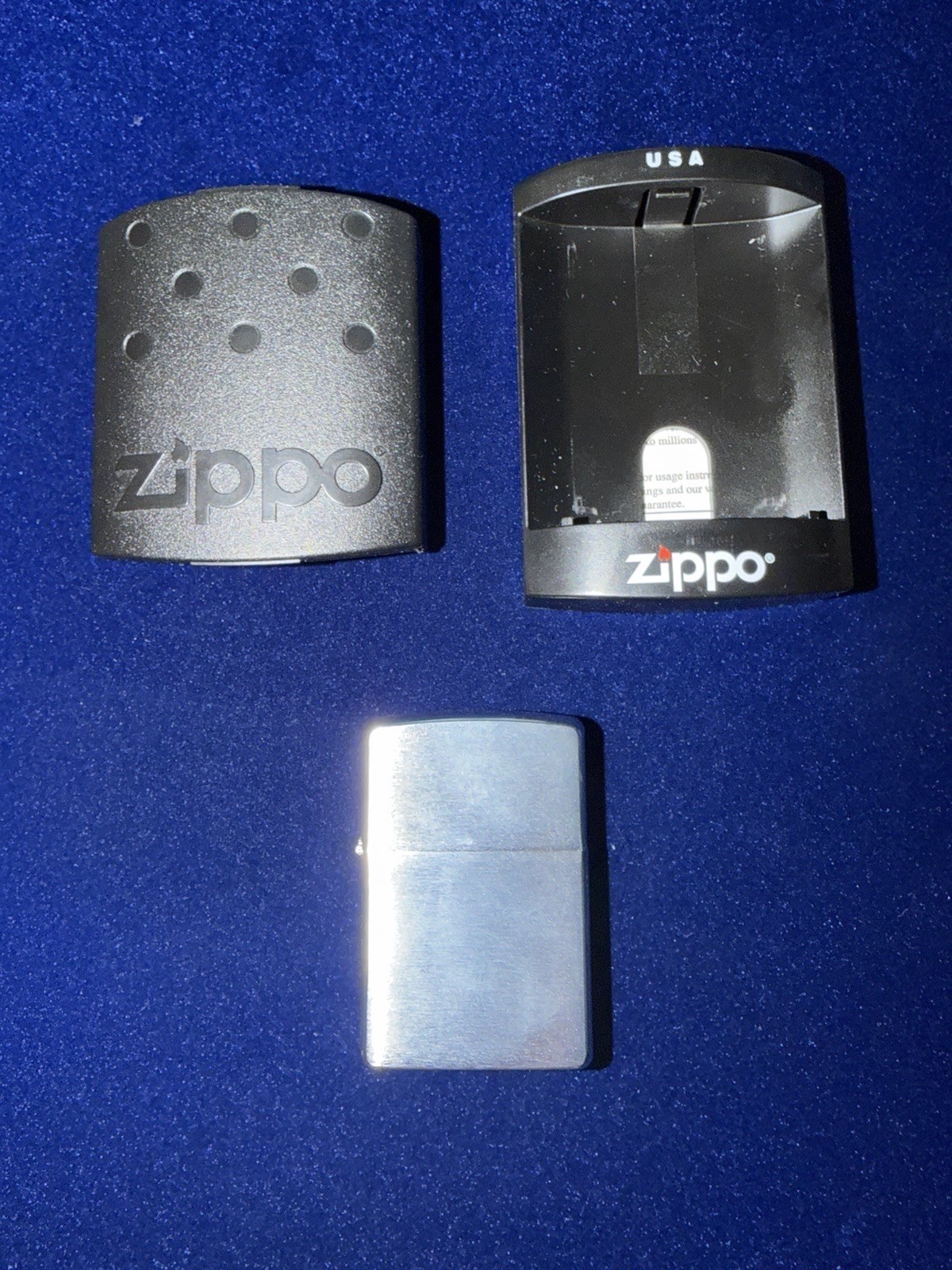 Zippo #200 Brushed Crome - New In Box