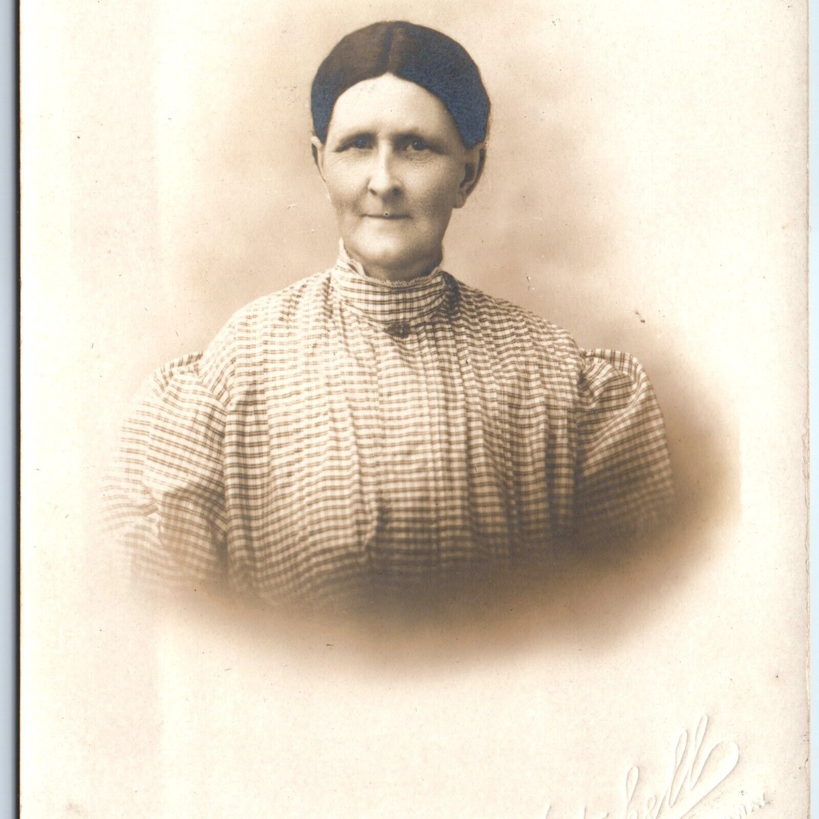 c1910s Los Angeles RPPC Old Lady Grandma Wig? Real Photo Postcard Griffths A123