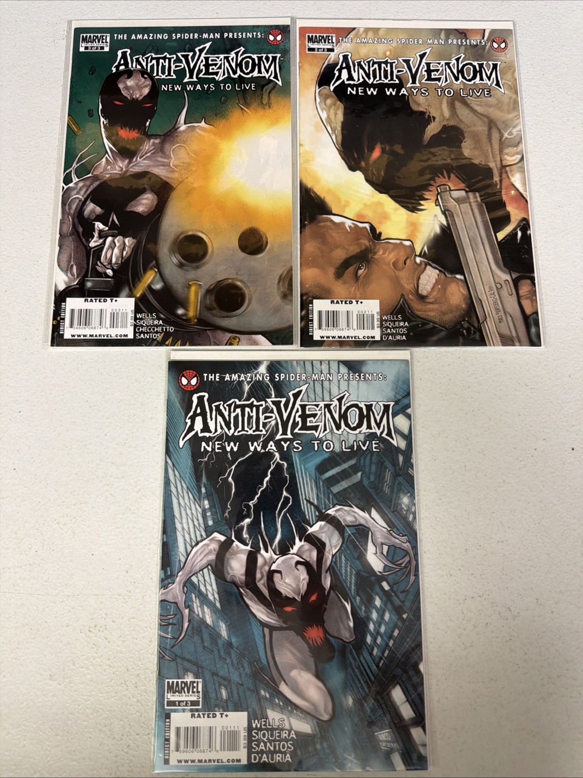 Anti-Venom: New Ways To Live #1 2 3 2009 Marvel Comics Lot Run Set VF *V4