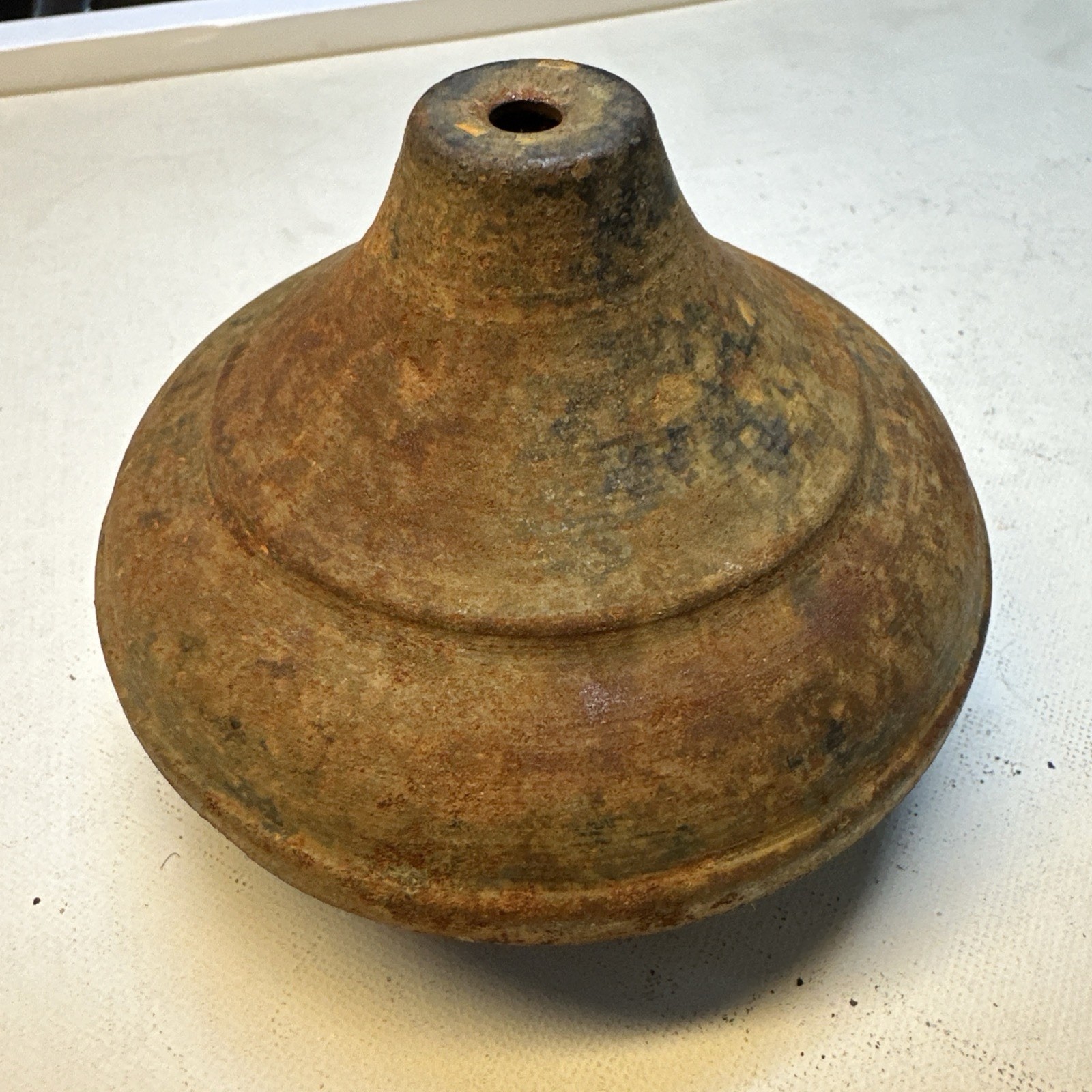 Vintage Metal Rusty Patina Salvage Object For Salvage Restoration Project