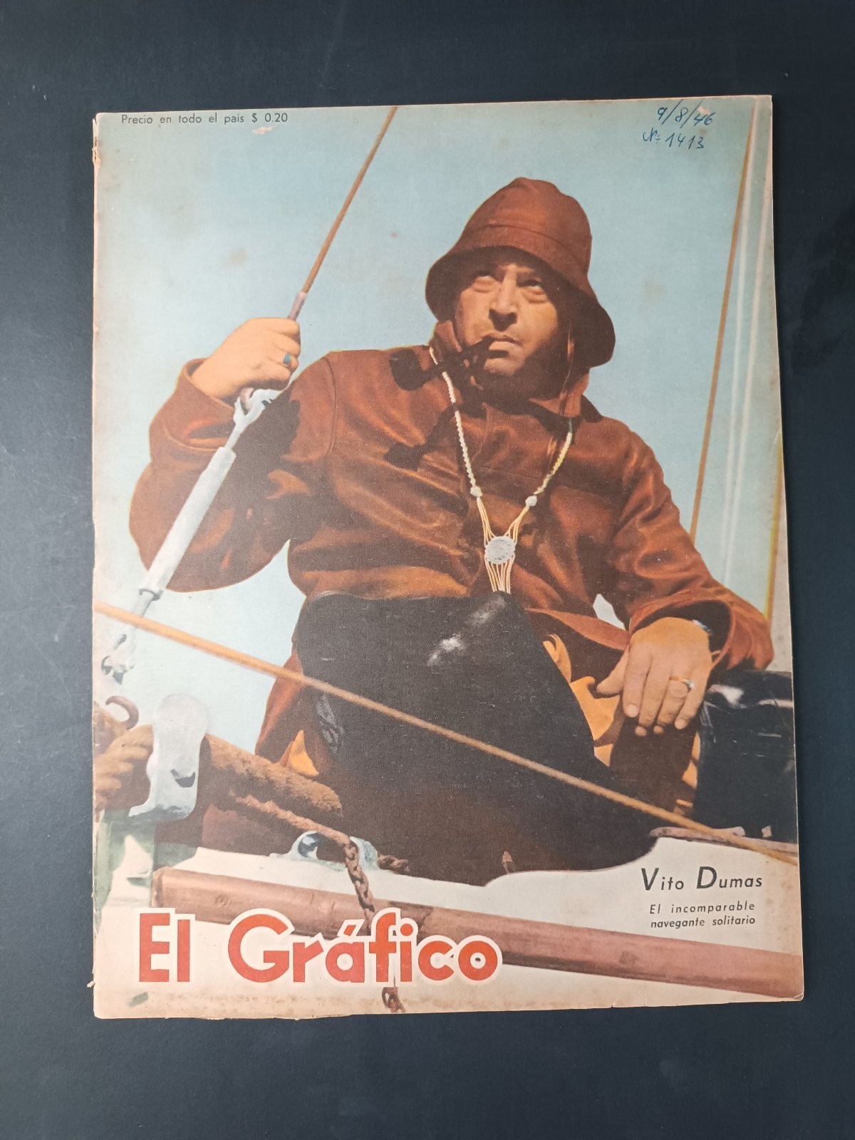 EL GRAFICO magazine number 1413 year 1946 - Vito Dumas