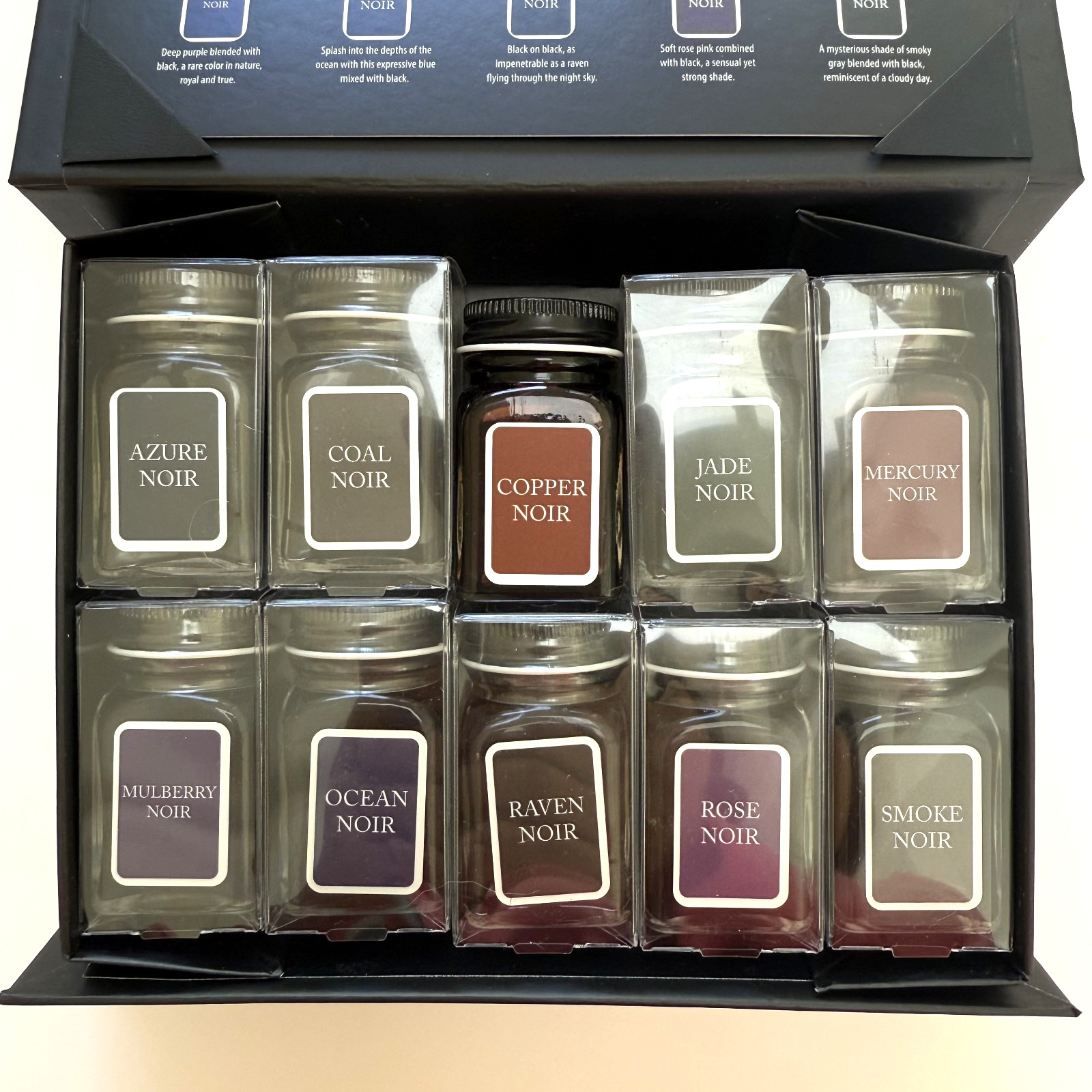 Monteverde USA Noir Ink Set - 10 X 3ml Noir Ink Sample Vials Only