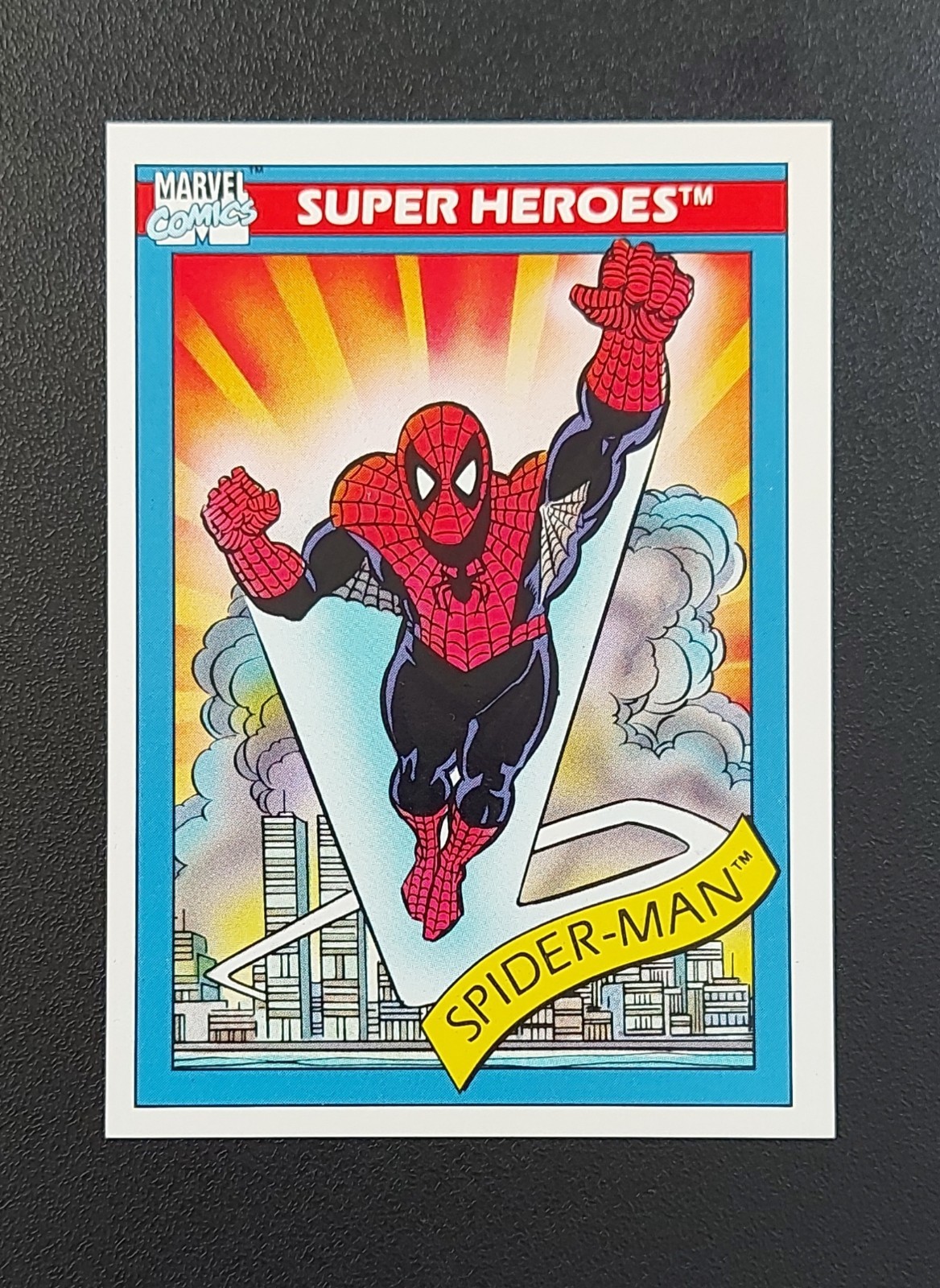 Impel 1990 Marvel Super Heroes Cosmic Spider-Man # 30 Non-Sport Trading Card.