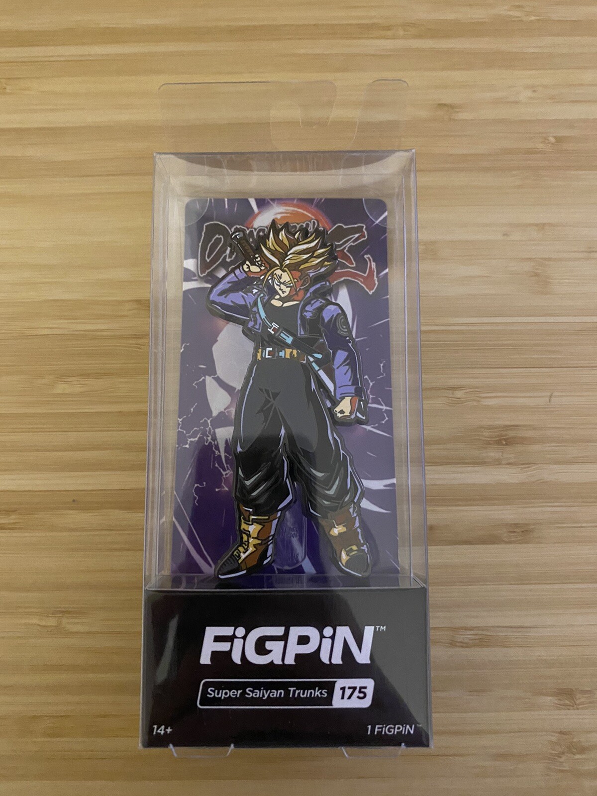 FiGPiN Super Saiyan Trunks [175] Ap ARTIST PROOF Dragonball Z