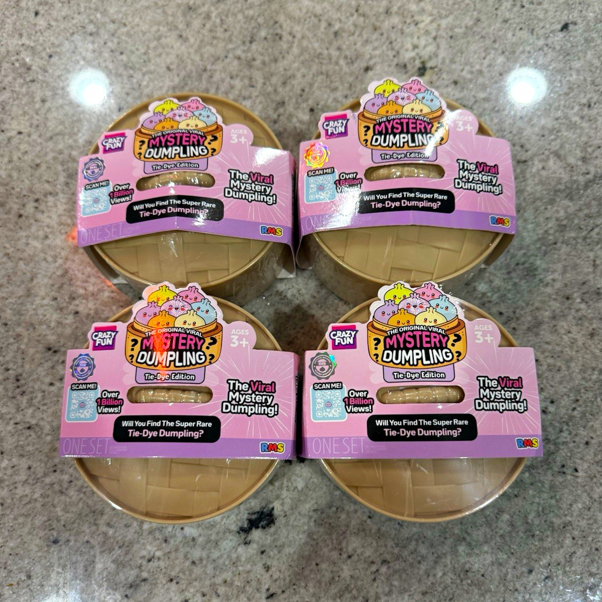 Authentic RMS Mystery Dumpling Tie-Dye Edition Blind Pack - Lot of 4
