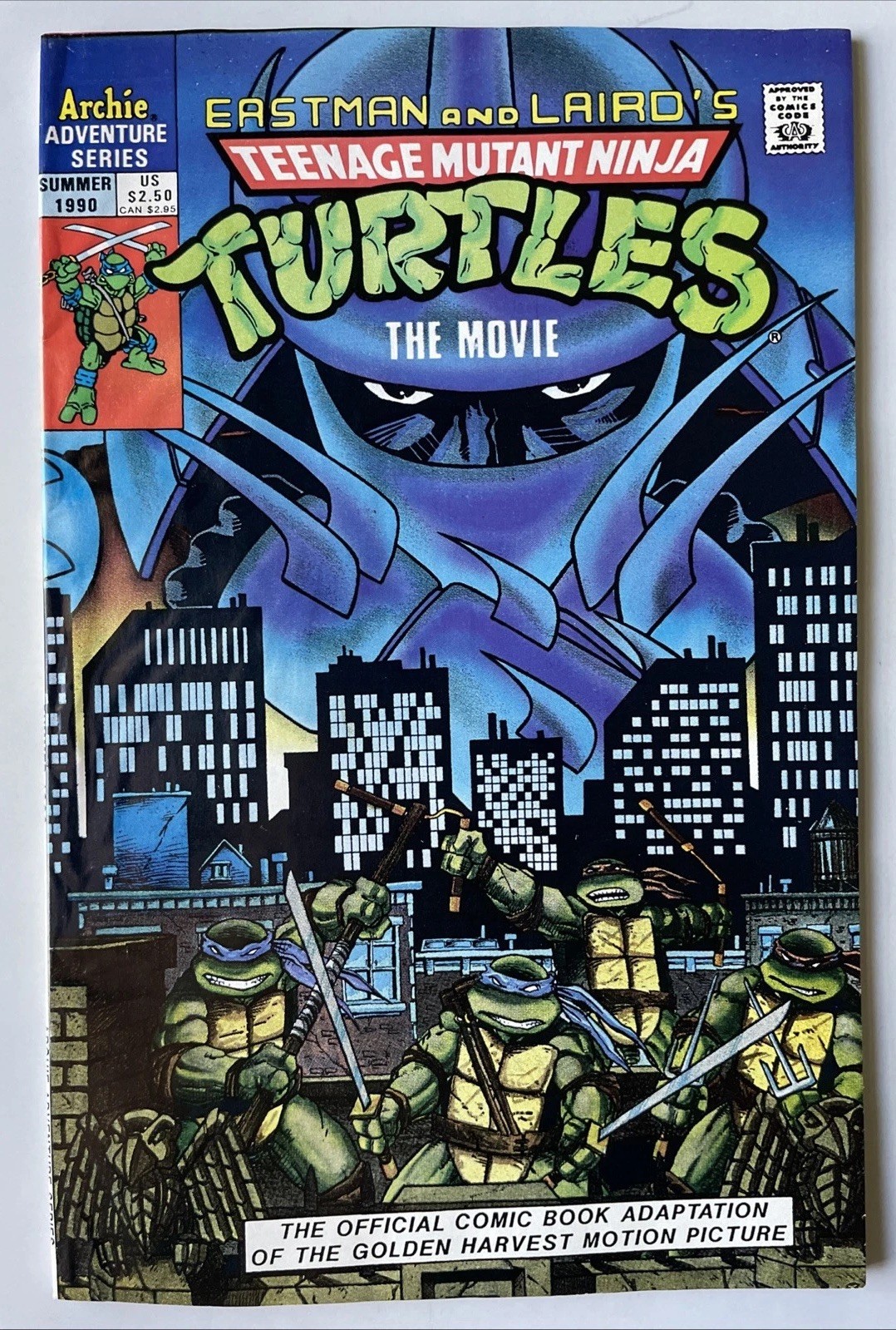 Teenage Mutant Ninja Turtles: The Movie (Archie Adventures Comic Summer 1990)