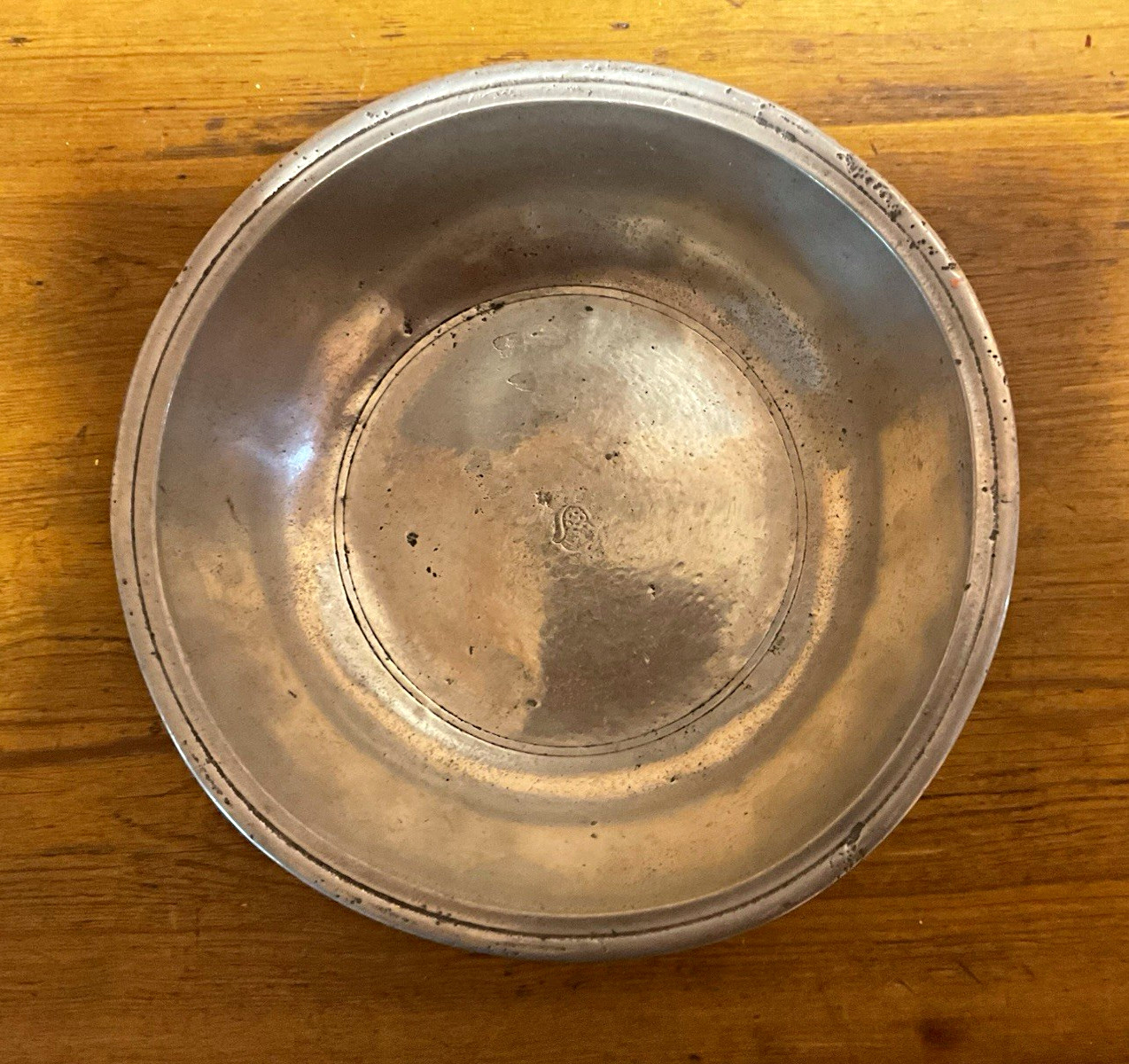  English Pewter Bowl 