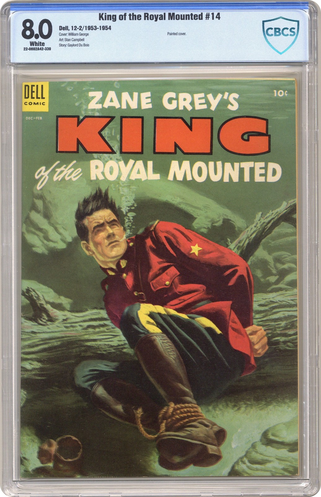 King of the Royal Mounted #14 CBCS 8.0 1954 22-0692A42-339