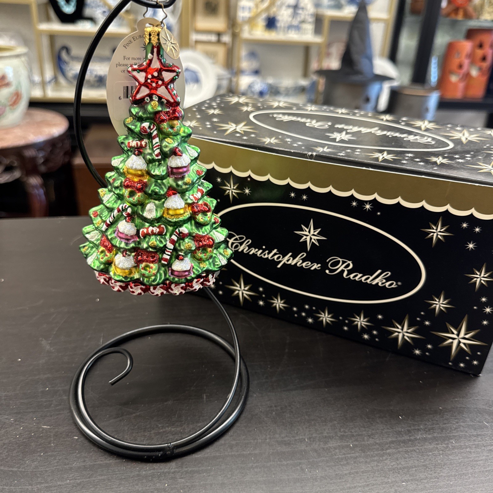 CHRISTOPHER RADKO Christmas Ornament SWEET TREE candy cane NWT