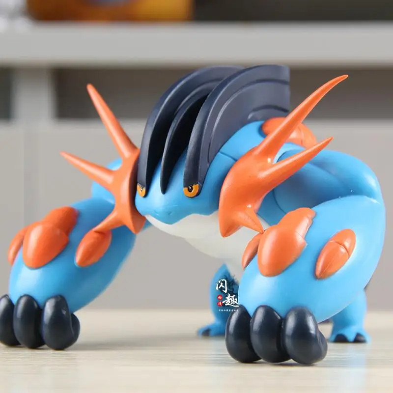 9cm Mega Swampert Anime Figure Model Statue Desktop Decoration Toy Gift