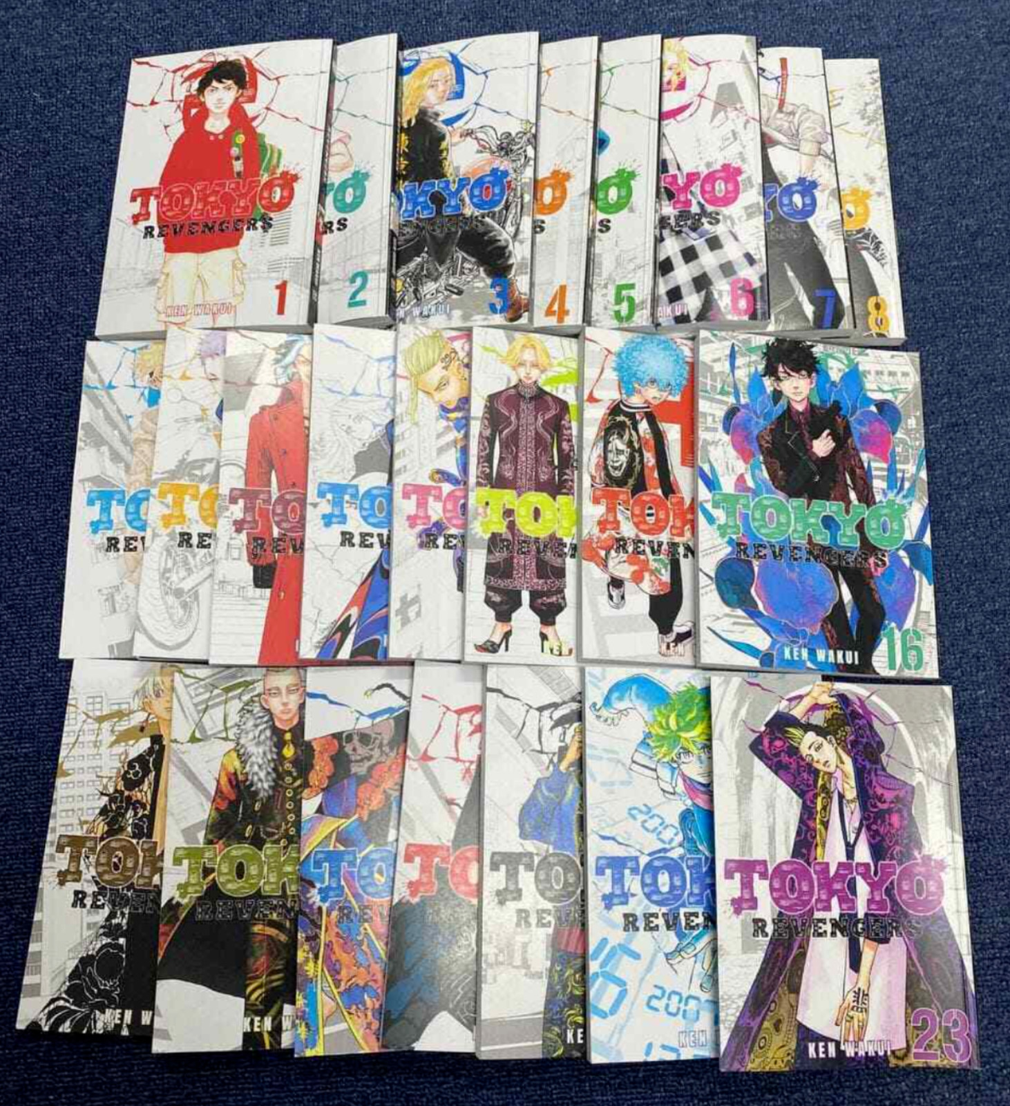 TOKYO REVENGERS Ken Wakui Manga ENGLISH Version Comic Vol 1-25 Anime DHL FedEx