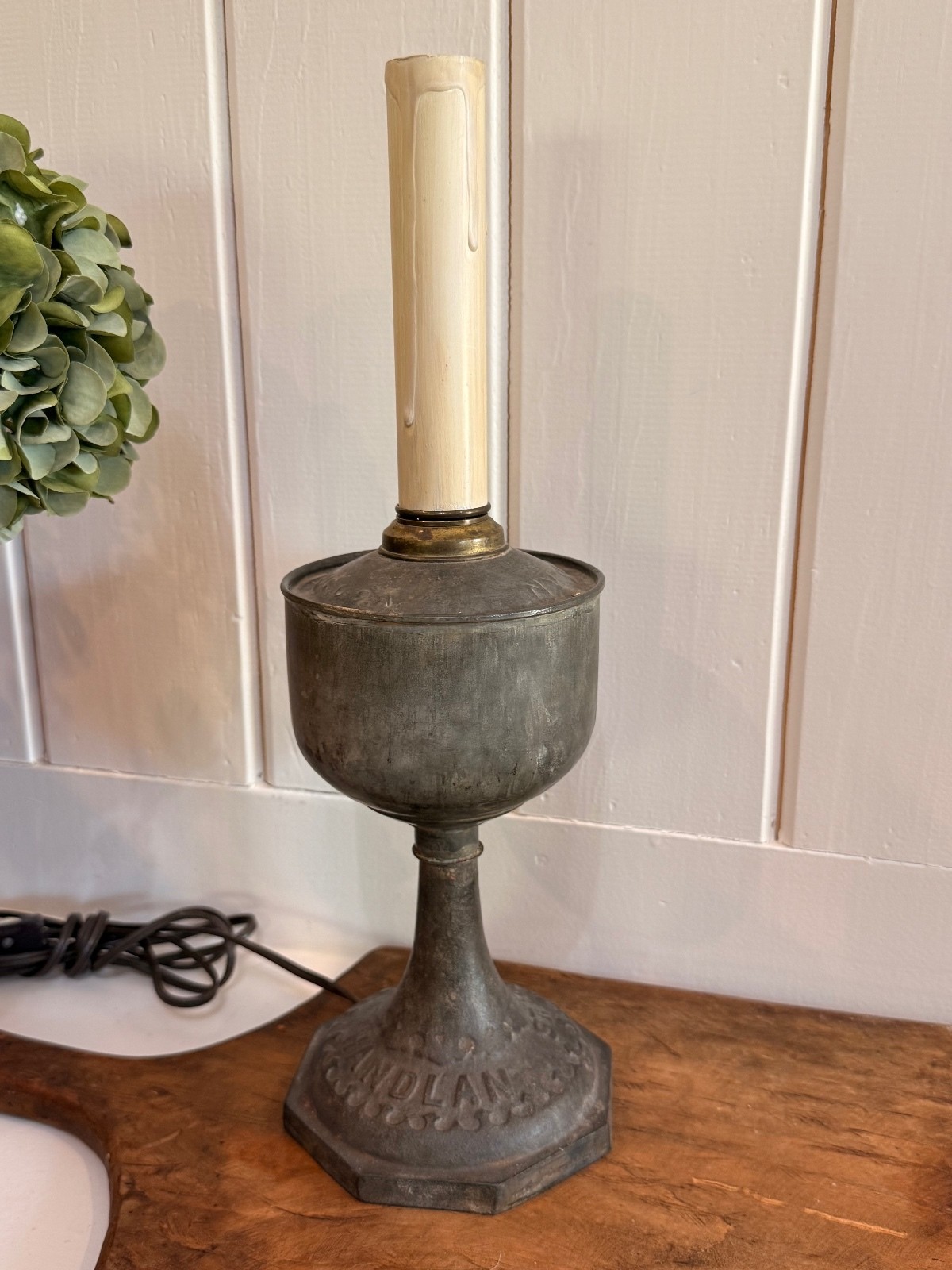 Antique Handlan St Louis Railroad Caboose Oil Lamp Vintage Electric Conversion Antique Handlan St Louis Railroad Caboose Oil Lamp Vintage Electric Conversion