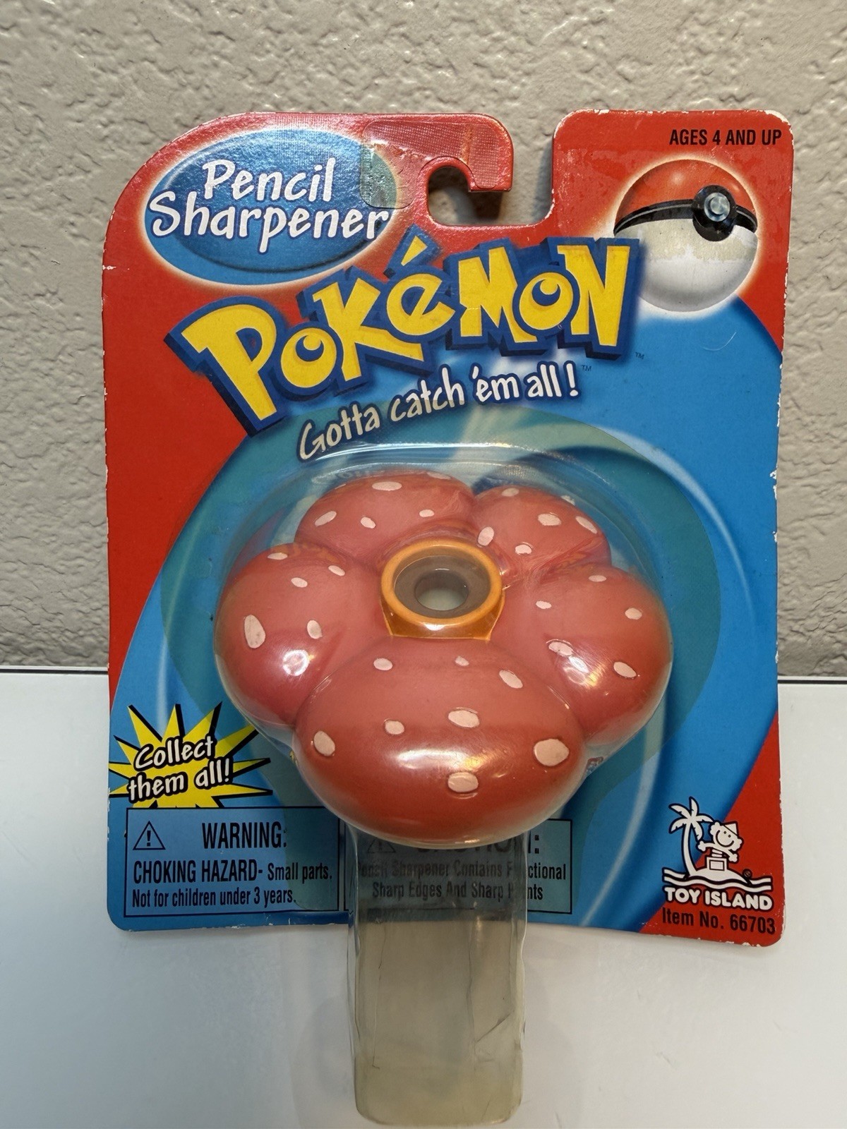 Vintage 2000 Nintendo Pokémon Vileplume Pencil Sharpener RARE 