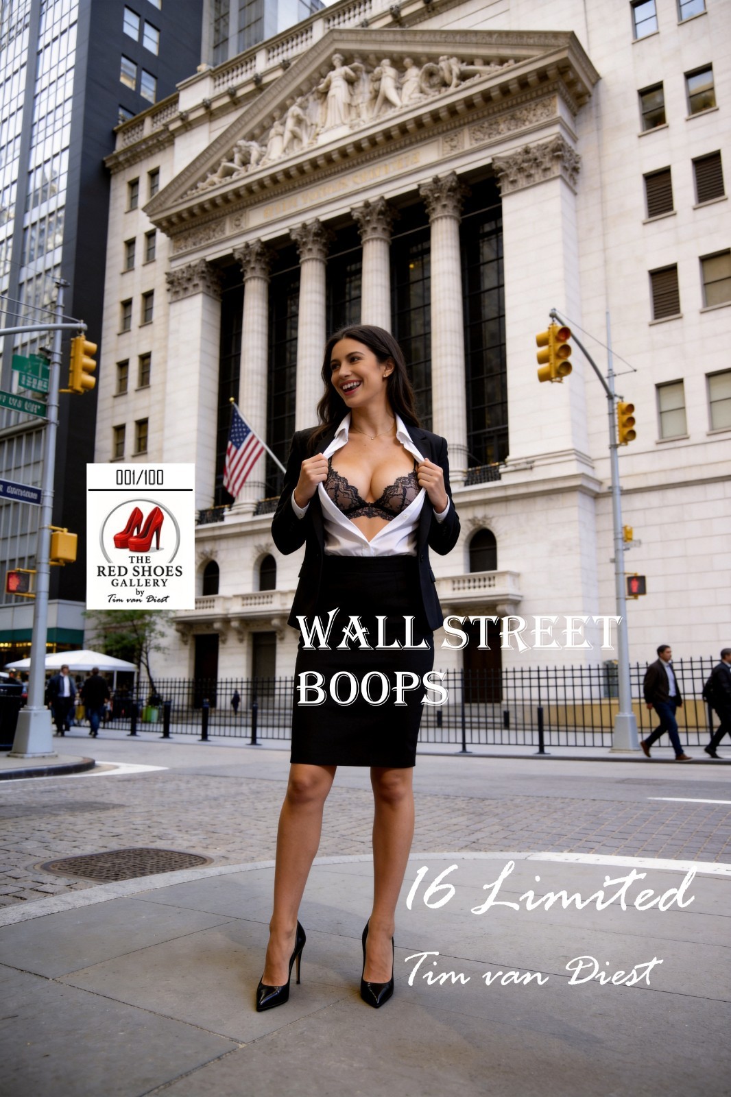 Erotic Photo Booklet - Wall Street Front Sights - 16 pages-16 photos-8x10 inch.