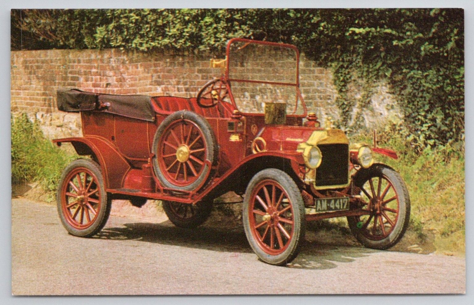 Vintage 1914 Ford 20 HP Tourer Classic Car Postcard J. Salmon England