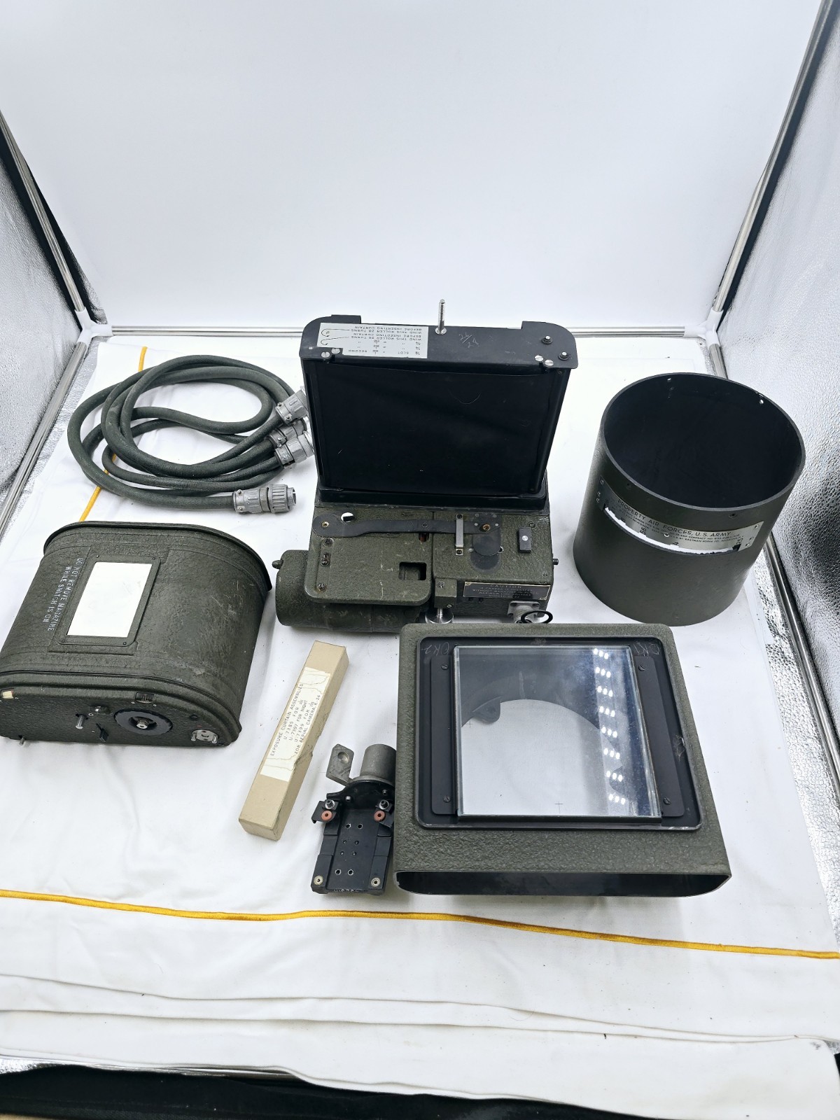 WWII 1944 Eastman Kodak K-24 Aircraft Camera Parts FOR PARTS FOR REPAIR