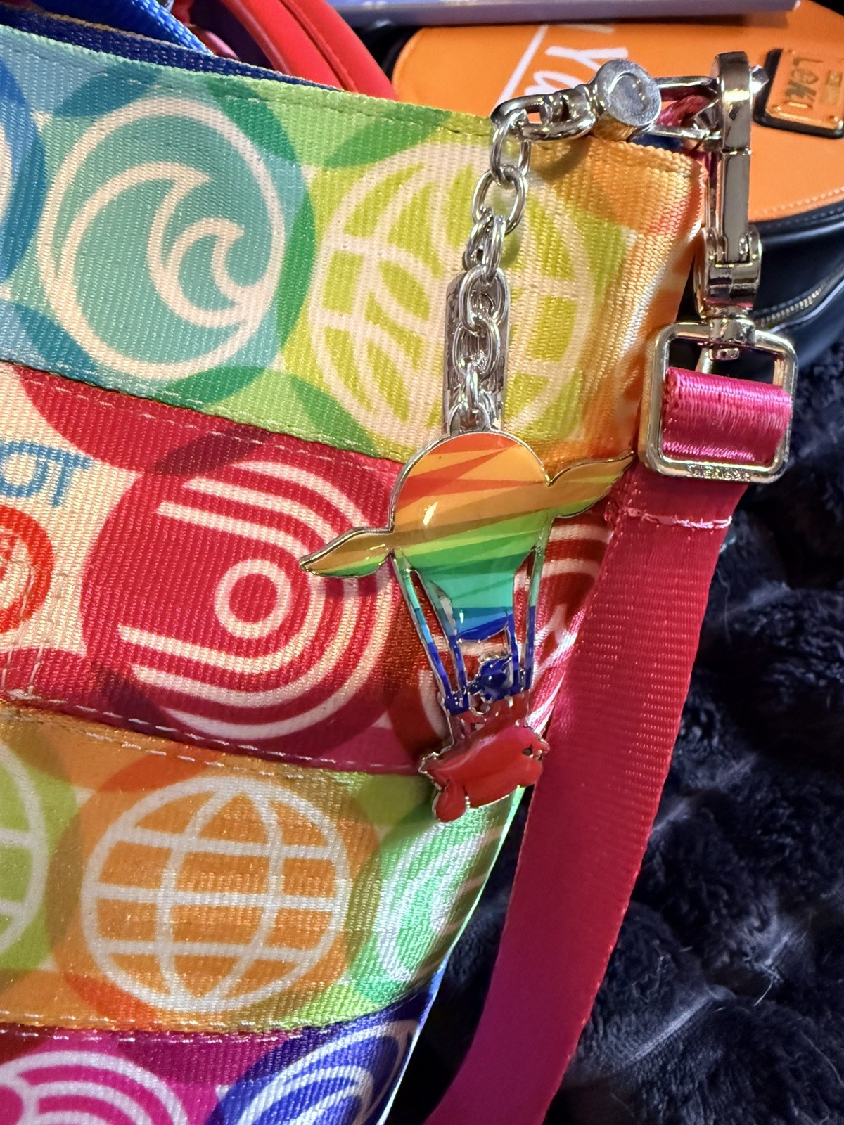 Harveys Disney Parks EPCOT 40th Anniversary Seatbelt Tote Bag