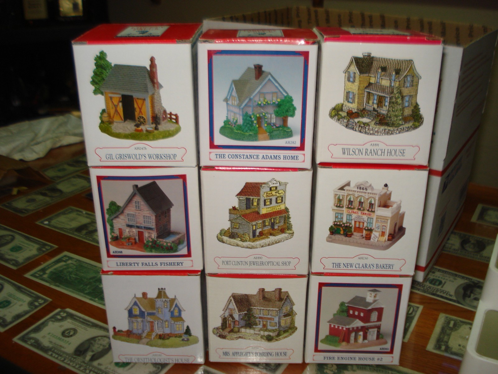 LIBERTY FALLS ~ AMERICANA COLLECTION ~ LOT #10 ~ 9 FIGURES ~ NEW IN BOX ~ LQQK