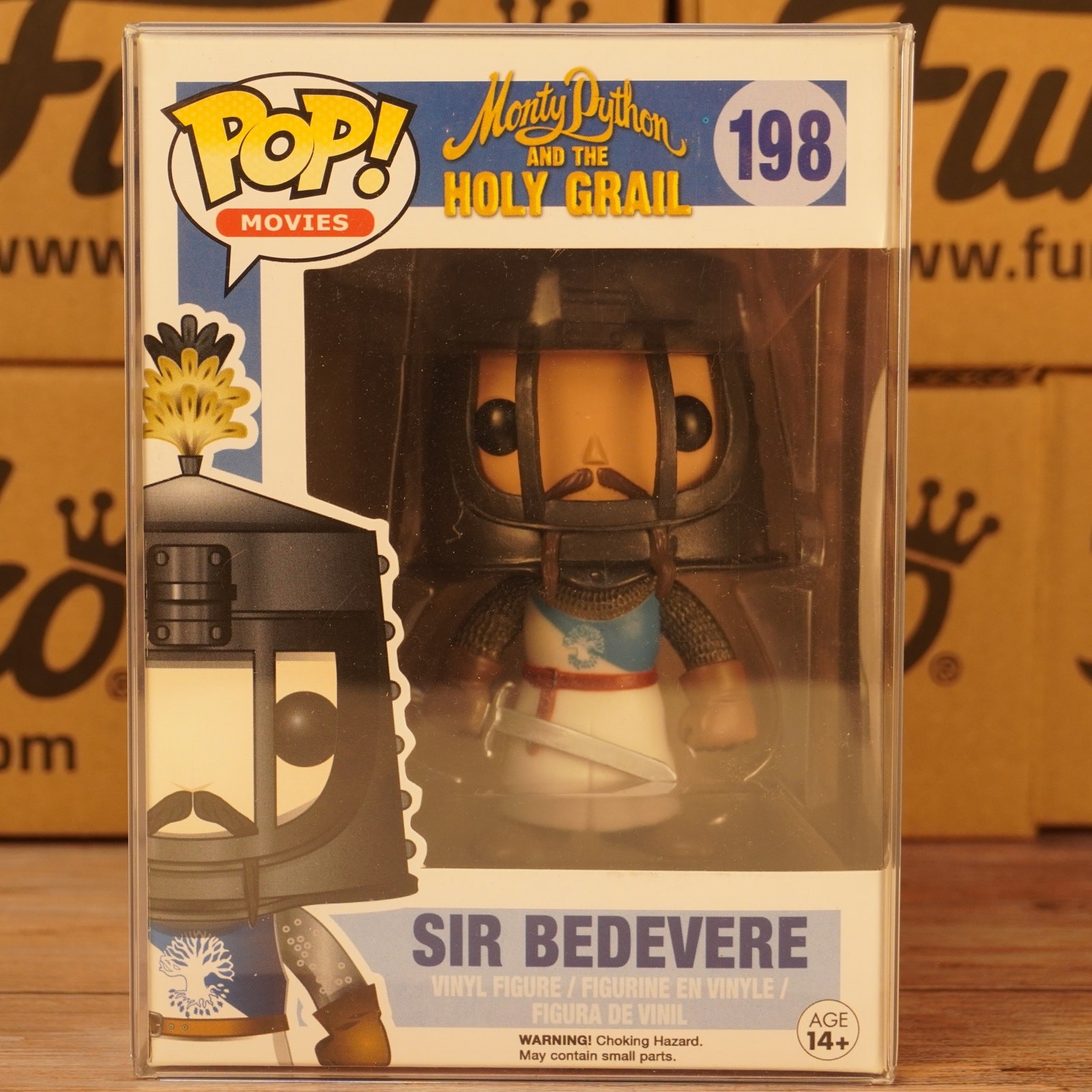 Funko Pop Movies Monty Python and the Holy Grail Sir Bedevere #198 Vinyl Figure