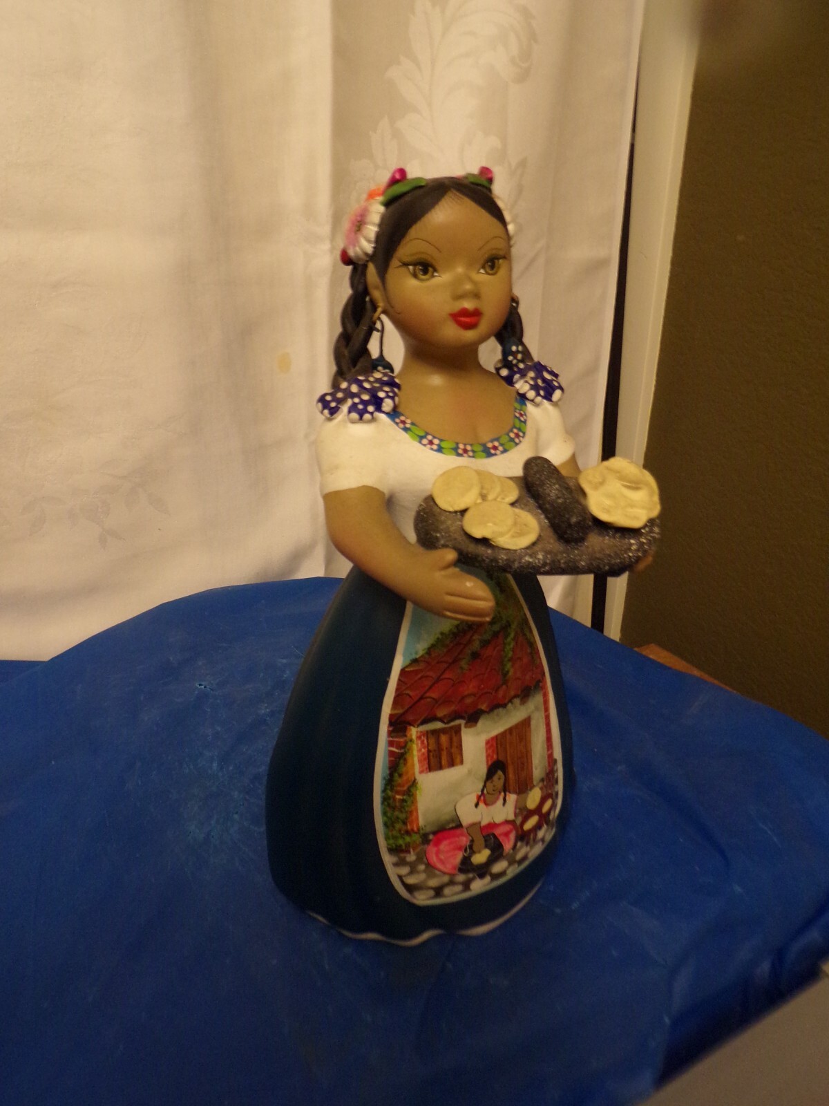 Original Handpainted Lupita Najaco Mexican Folk Art Ceramic Navarro Doll Pottery Original Handpainted Lupita Najaco Mexican Folk Art Ceramic Navarro Doll Pottery