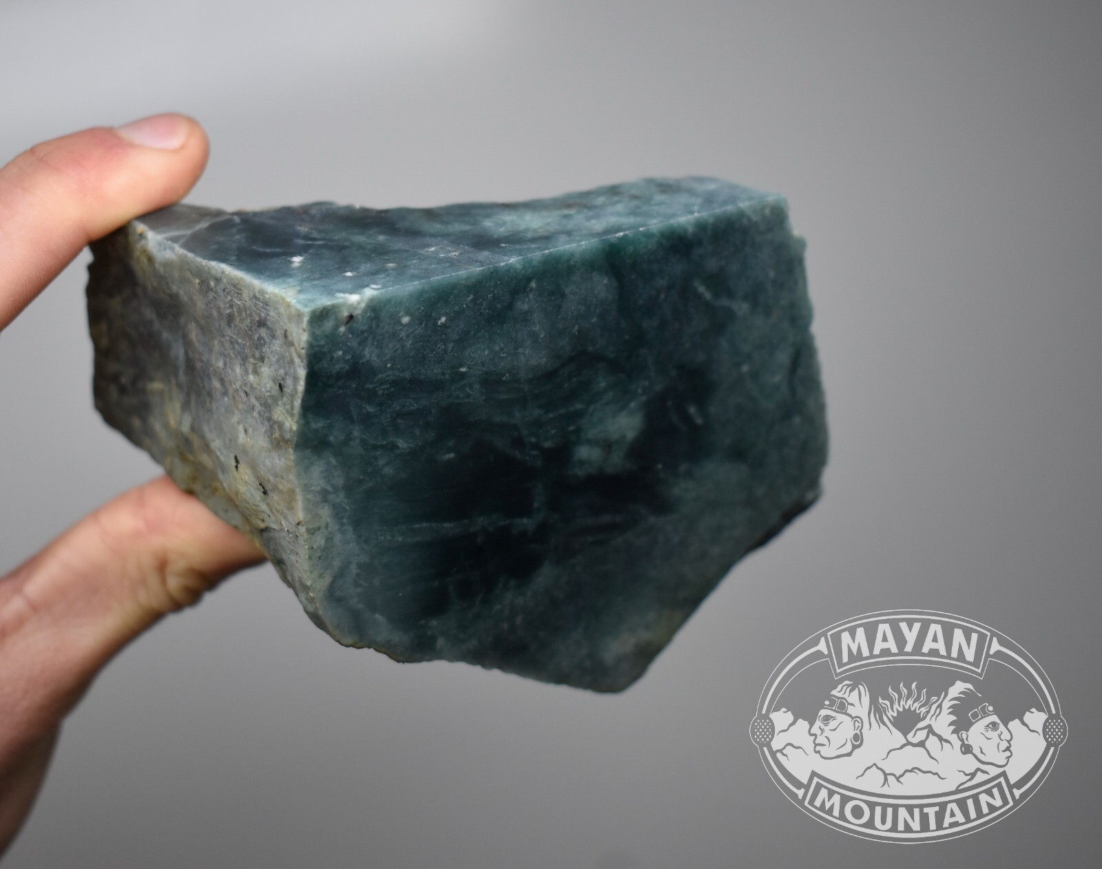 CHUNK OF RARE OLMEC BLUE GUATEMALA JADEITE JADE ROUGH MAYAN MOUNTAIN CHUNK OF RARE OLMEC BLUE GUATEMALA JADEITE JADE ROUGH MAYAN MOUNTAIN