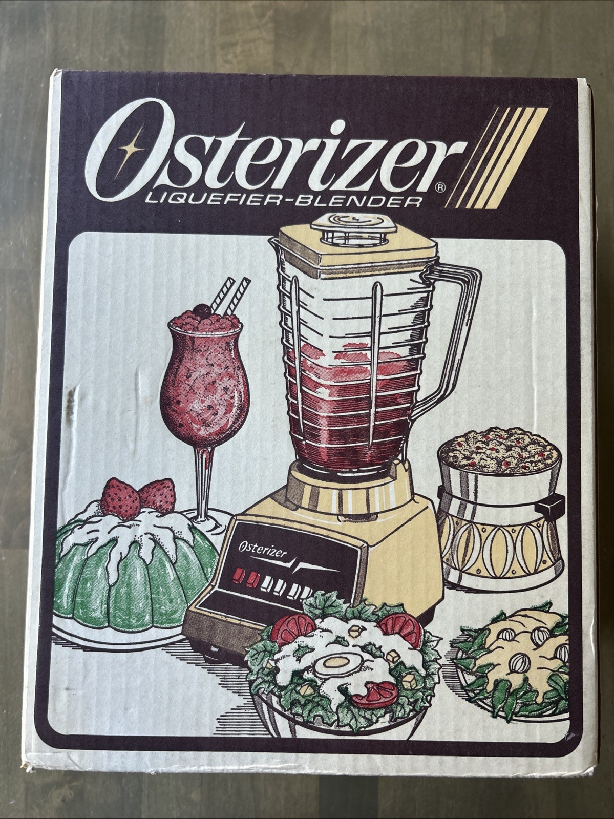 Vintage UNOPENED New Old Stock 1984 Almond Osterizer Liquefier Blender 890-16