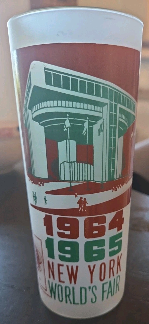 Vintage 1964-1965 New York World's Fair Frosted Glasses -Variety-You Choose 