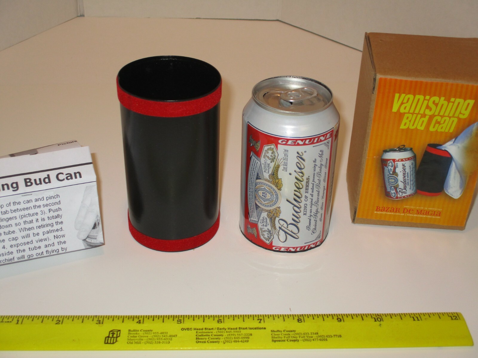 Vanishing BUD Can Magic Trick - Beer Can Disappears, Close-Up, Stage, Street