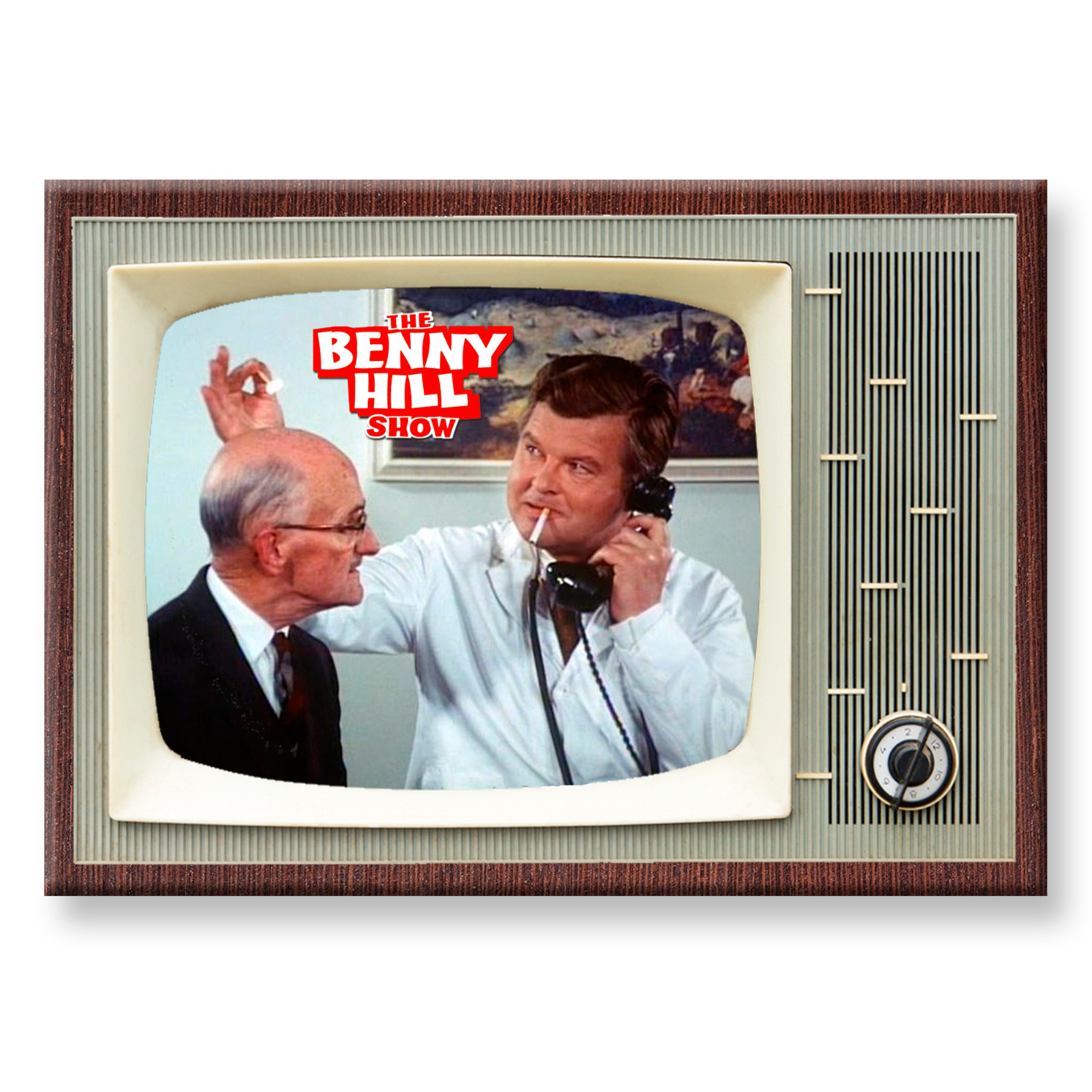 THE BENNY HILL SHOW TV Show Classic TV Design 3.5 \