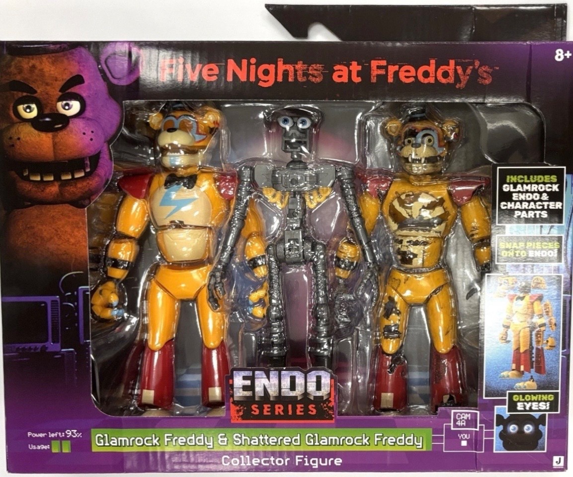 Five Nights at Freddy’s FNAF Endo Series Wave 3 Glamrock & Shattered Freddy