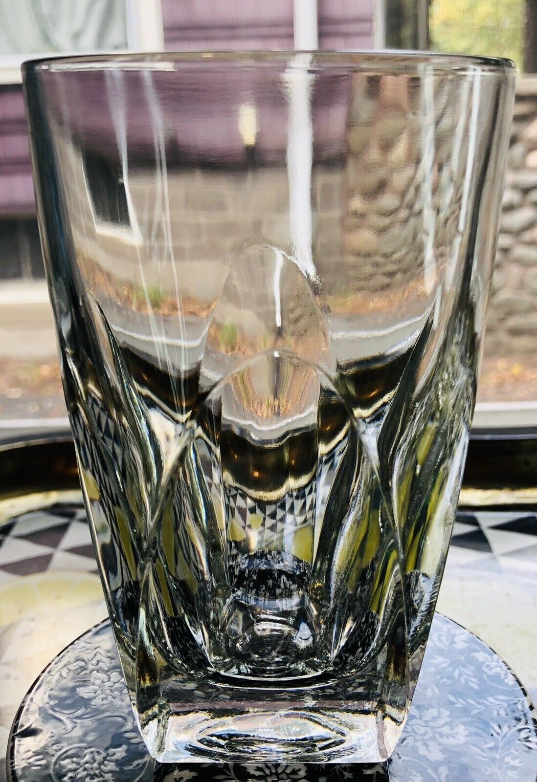 1930's Art Deco Heisey Coleport Highball Drinking Glass Barware 13 OZ Arch-8