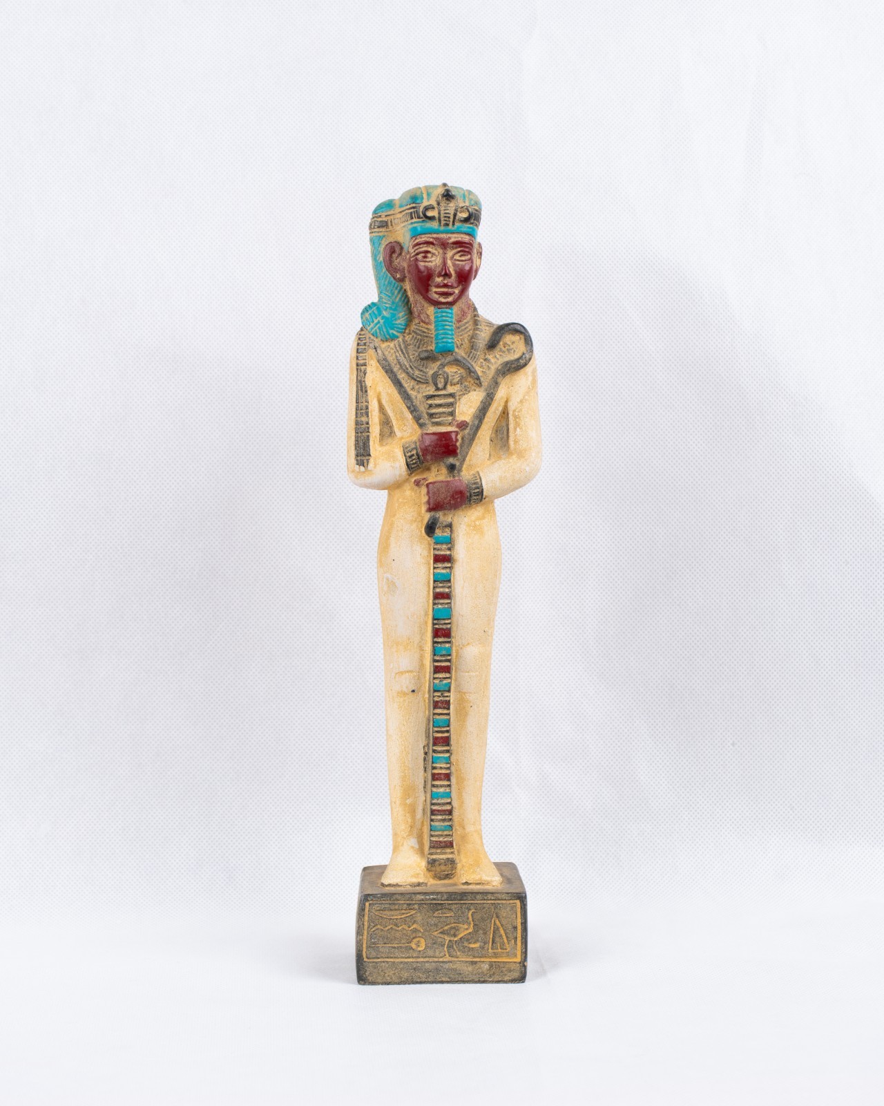 Rare Ancient Egyptian Khonsu Statue Moon God of Magic & Healing Stone Art
