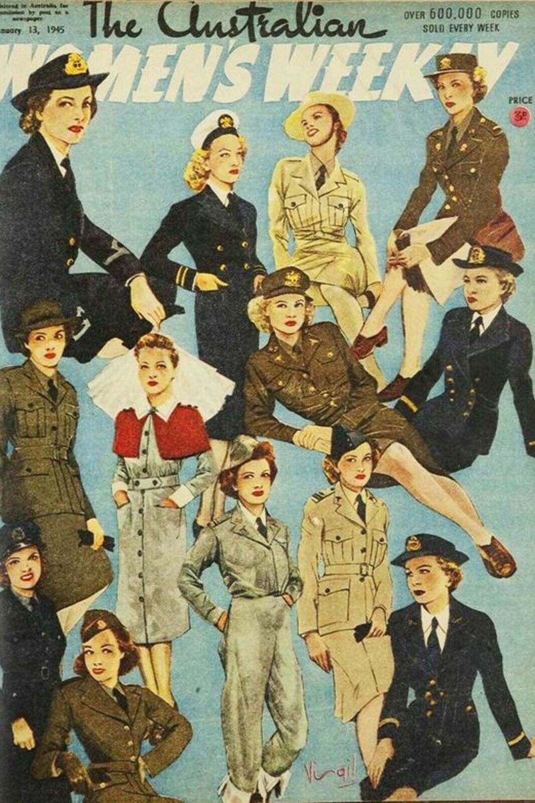 World War II women poster WW2 Photo Glossy 4*6 in B033