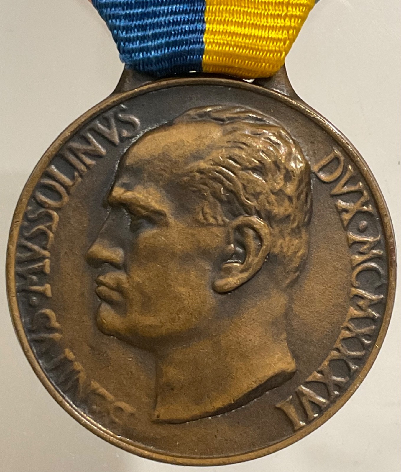 MORRISTOWN NEW YORK I° RADUNO ITALIANO DUX MEDAGLIA FASCISMO USA A.XIV° 1936
